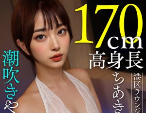 【ちあき（23歳）】AI素人潮吹きやばすぎ！170cm高身長港区ラウンジ嬢